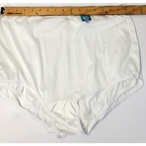 Vanity Fair Briefs Womens 2XL White Perfectly Yours Ravissant Tailored 2 Pack - Picture 5 of 10